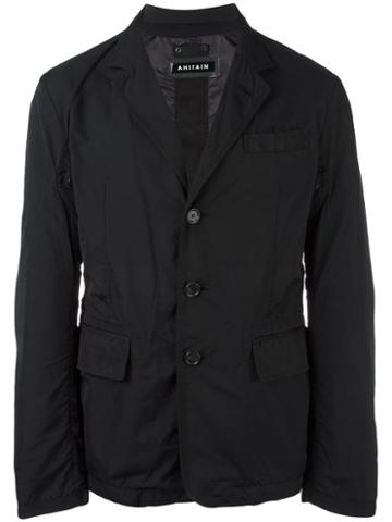 Ahirain Flap Pockets Jacket, Men's, Size: Medium, Black, Nylon