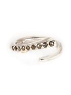 Rosa Maria Britt Diamond Ring, Women's, Size: 7, Metallic, Sterling Silver/diamond