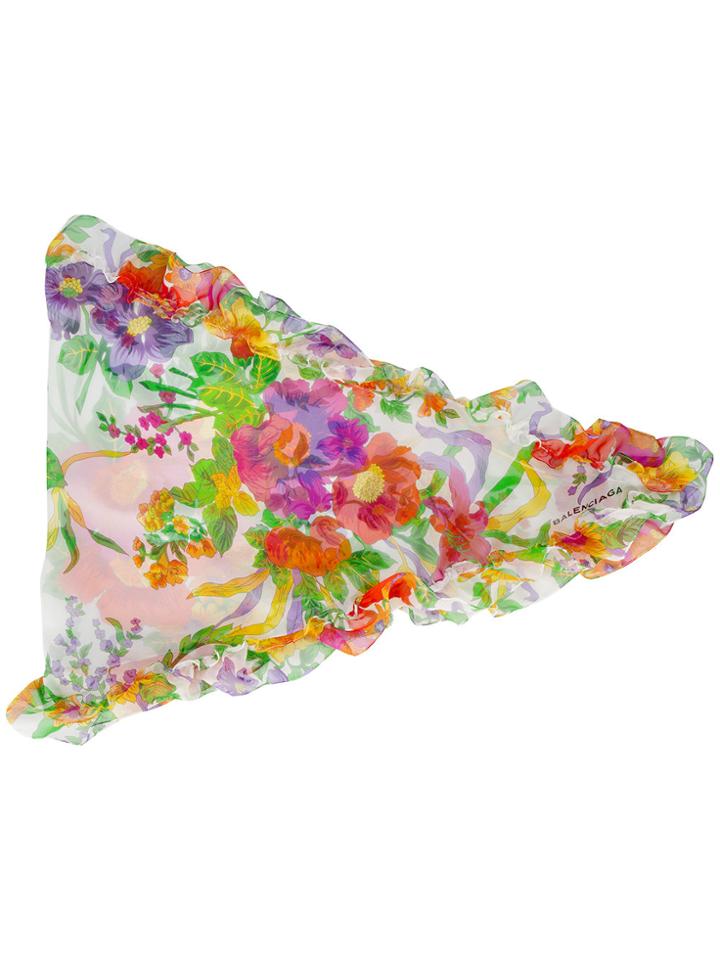 Balenciaga Losange Bonnet Headscarf - Green