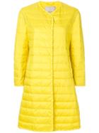 Ermanno Scervino Scalloped Padded Jacket - Yellow & Orange