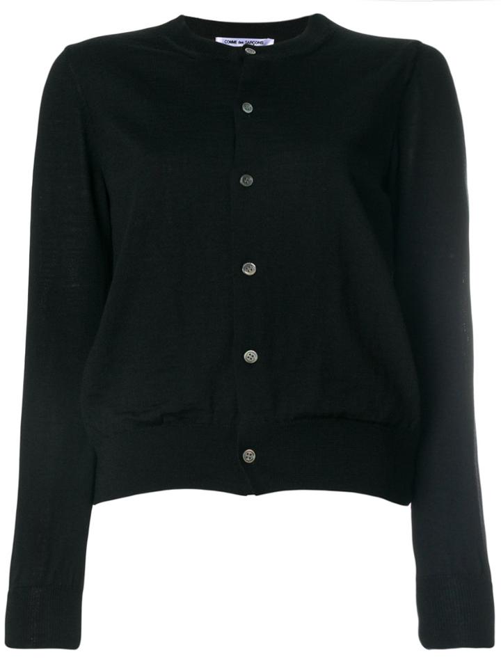 Comme Des Garçons Comme Des Garçons Button Cardigan - Black