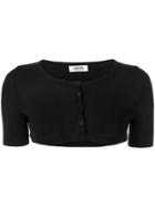 Moschino Vintage 1990's Buttoned Bollero - Black