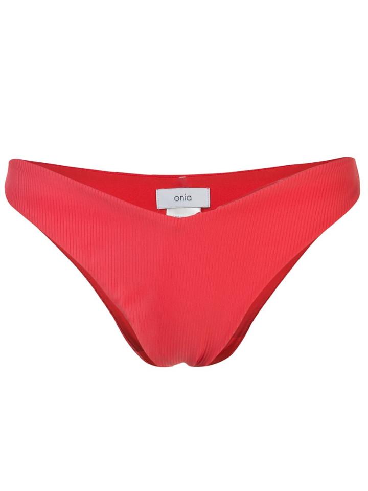 Onia Chiara Rib Bottom - Red