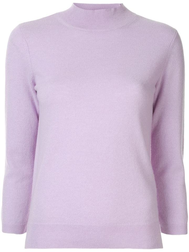 Anteprima Roll Neck Sweater - Purple