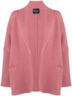 Roberto Collina Draped Fitted Coat - Pink