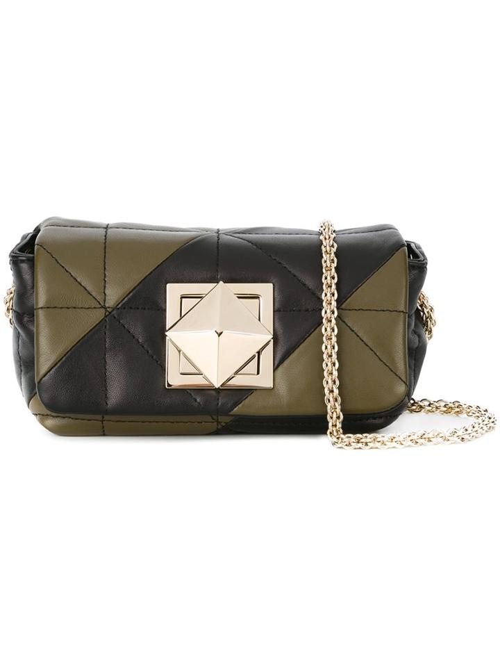 Sonia Rykiel Mini Quilted Crossbody Bag, Women's, Black