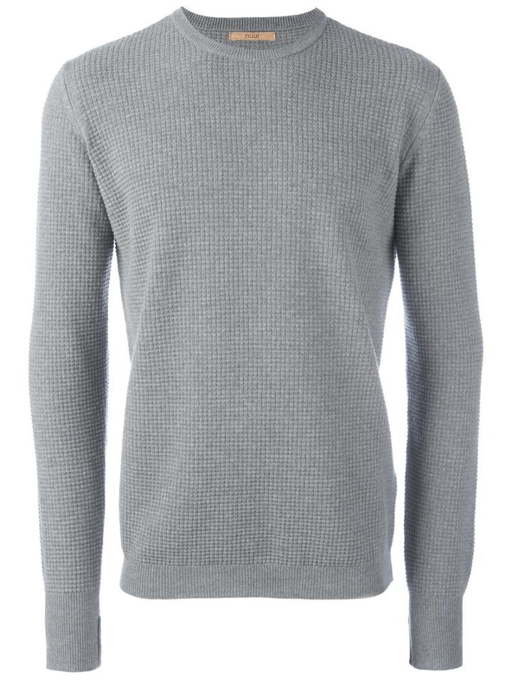 Nuur Crew Neck Jumper, Men's, Size: 50, Grey, Merino