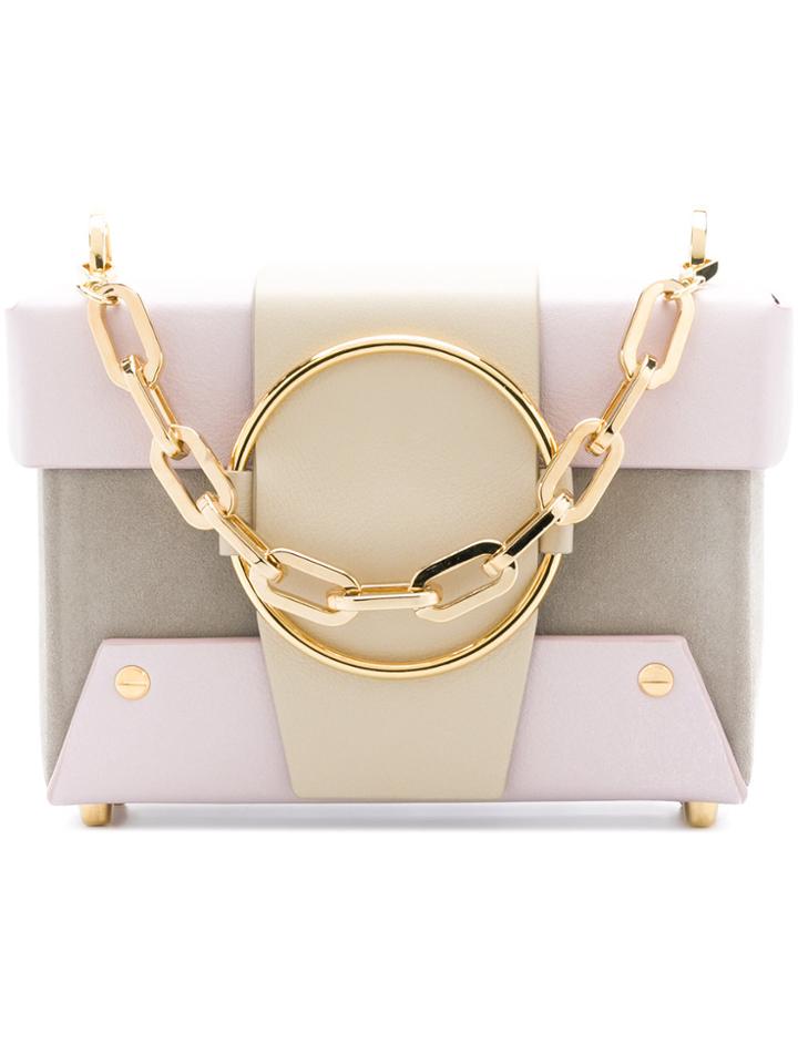 Yuzefi Asher Box Bag - Pink & Purple