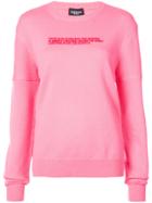 Calvin Klein 205w39nyc Embroidered Text Sweatshirt - Pink & Purple