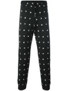 Mcq Alexander Mcqueen Woven Swallow Trackpants - Black
