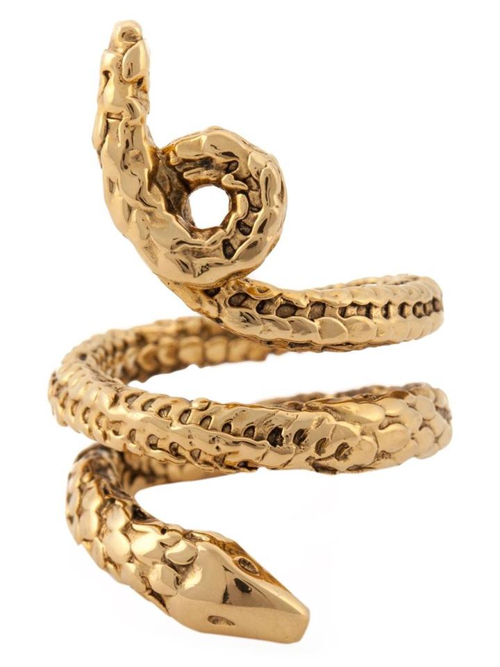Aurelie Bidermann 'asclepios' Snake Ring