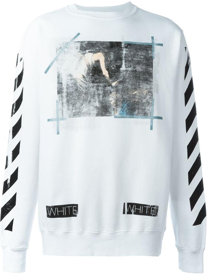 Off-white Front Print Sweatshirt