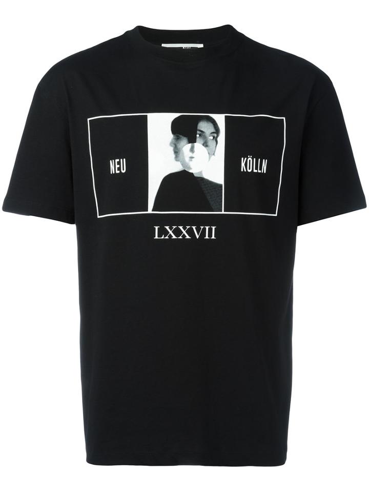 Mcq Alexander Mcqueen Neu Kölln T-shirt, Men's, Size: Large, Black, Cotton