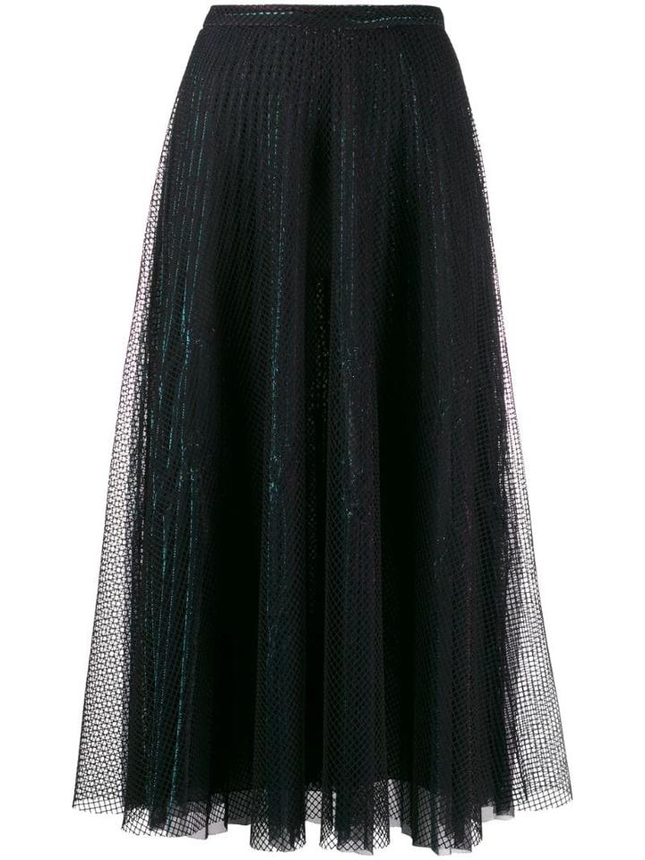 Marco De Vincenzo Fishnet Skirt - Black