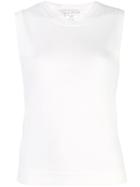 Oscar De La Renta Sleeveless Crop-top - White