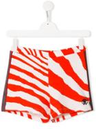 Roberto Cavalli Junior Teen Animal Print Shorts - White