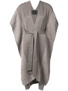 Voz Full Striped Duster - Grey