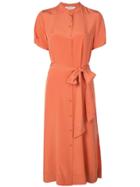 Dvf Diane Von Furstenberg Addilyn Shirt Dress - Orange