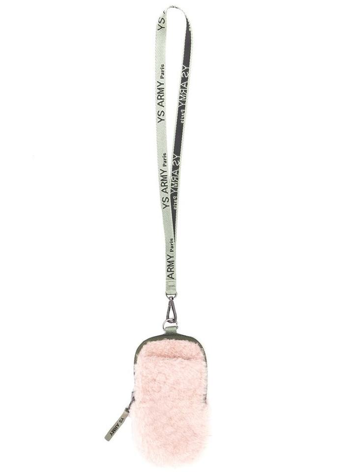 Yves Salomon Merino Phone Pouch - Pink