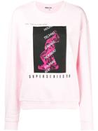 Mcq Alexander Mcqueen Long Sleeved Sweatshirt - Pink & Purple