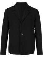 Attachment Single-breasted Jacket - Black