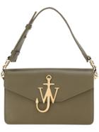 Jw Anderson Logo Plaque Tote - Green
