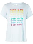 Cinq A Sept C'est La Vie T-shirt - Blue