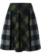 Etro Checked Skirt, Women's, Size: 42, Polyamide/acetate/viscose/wool