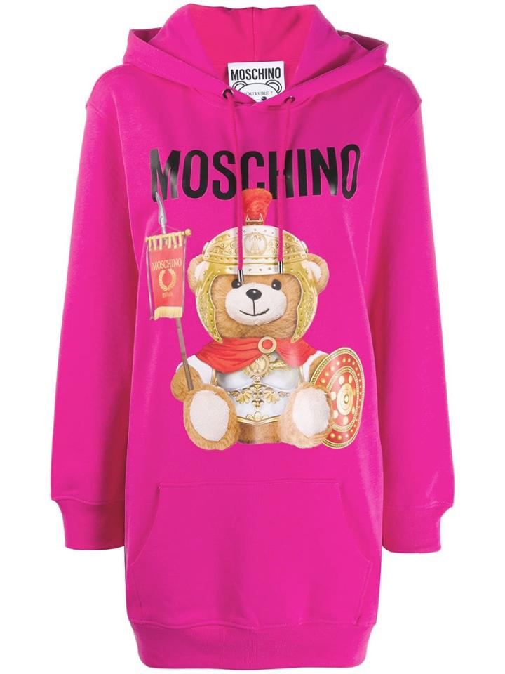 Moschino Teddy Gladiator Hoodie - Pink