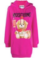 Moschino Teddy Gladiator Hoodie - Pink