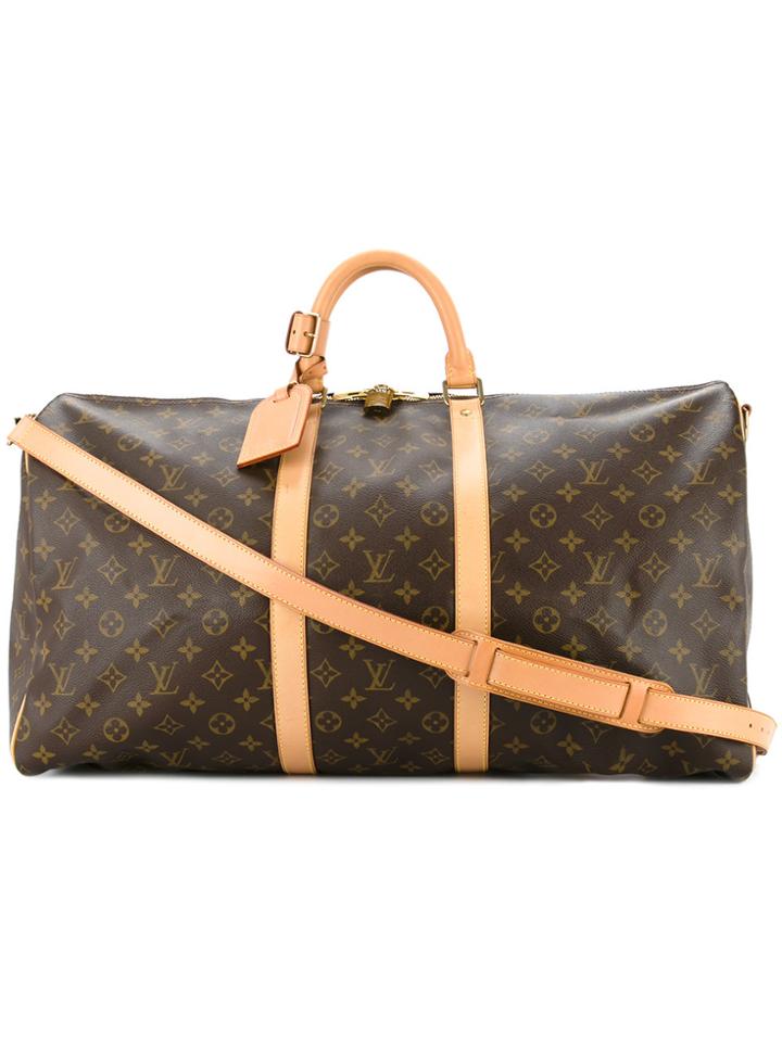 Louis Vuitton Vintage Keepall 55 Bandouliere 2way Bag - Brown