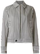 Reinaldo Lourenço - Striped Jacket - Women - Acetate - 42, White, Acetate