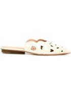 Derek Lam Embroidered Flat Mules