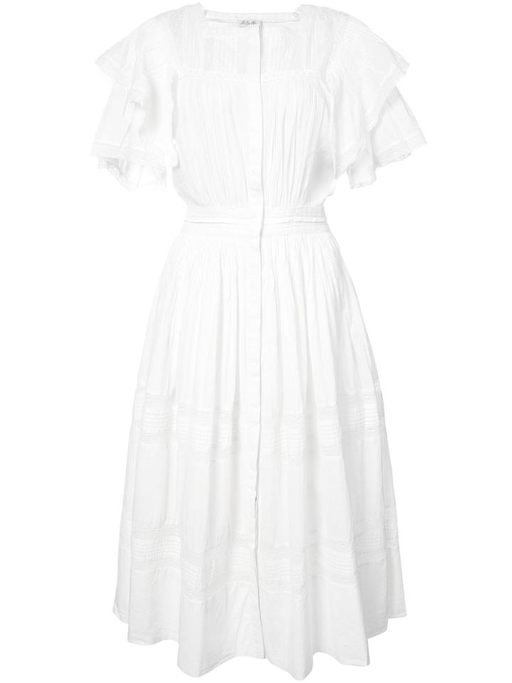 Love Shack Fancy A-line Shirt Dress - White