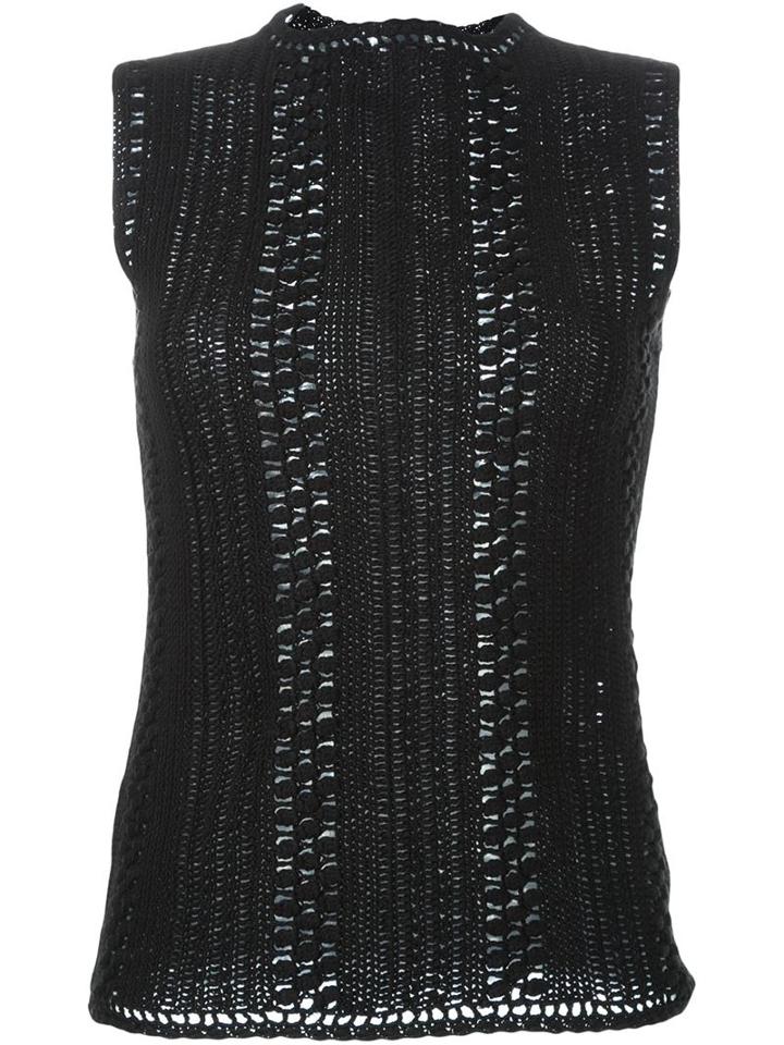 Le Ciel Bleu Crochet Tank Top