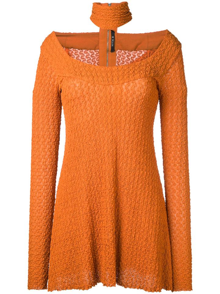 Kitx Future Choker Top, Women's, Size: 8, Yellow/orange, Spandex/elastane/viscose