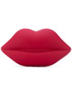 Lulu Guinness - Lips Clutch - Women - Cotton - One Size, Red, Cotton