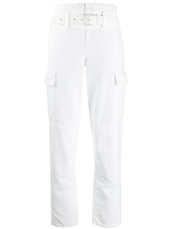 Rta Belted Cargo Trousers - Black