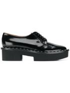 Clergerie Beckie Studded Lace-up Shoes - Black