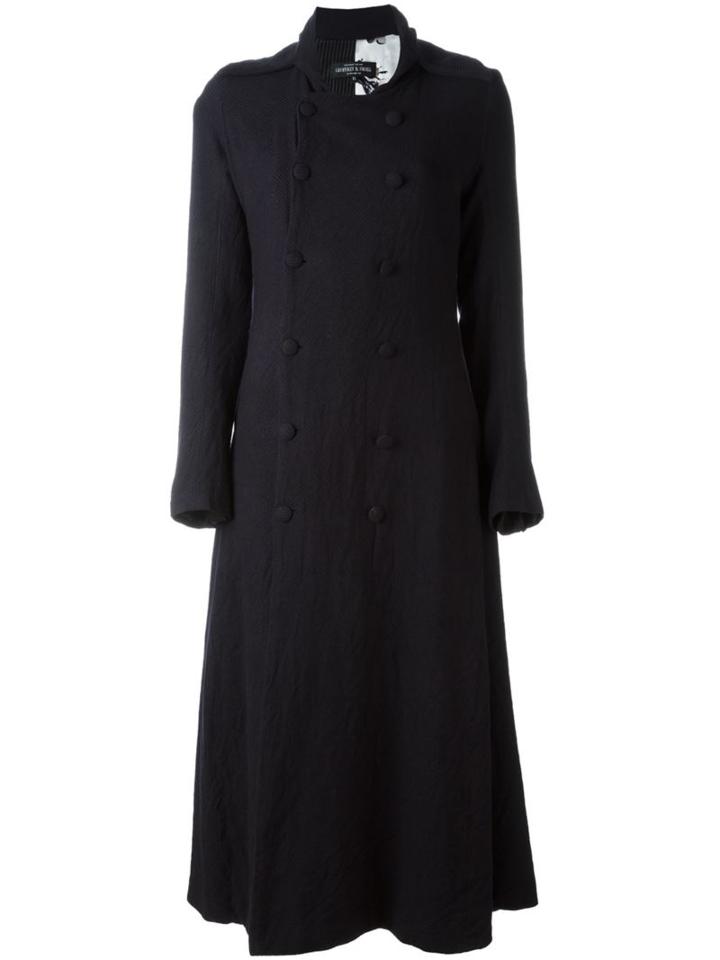Geoffrey B. Small Long Double Breasted Coat