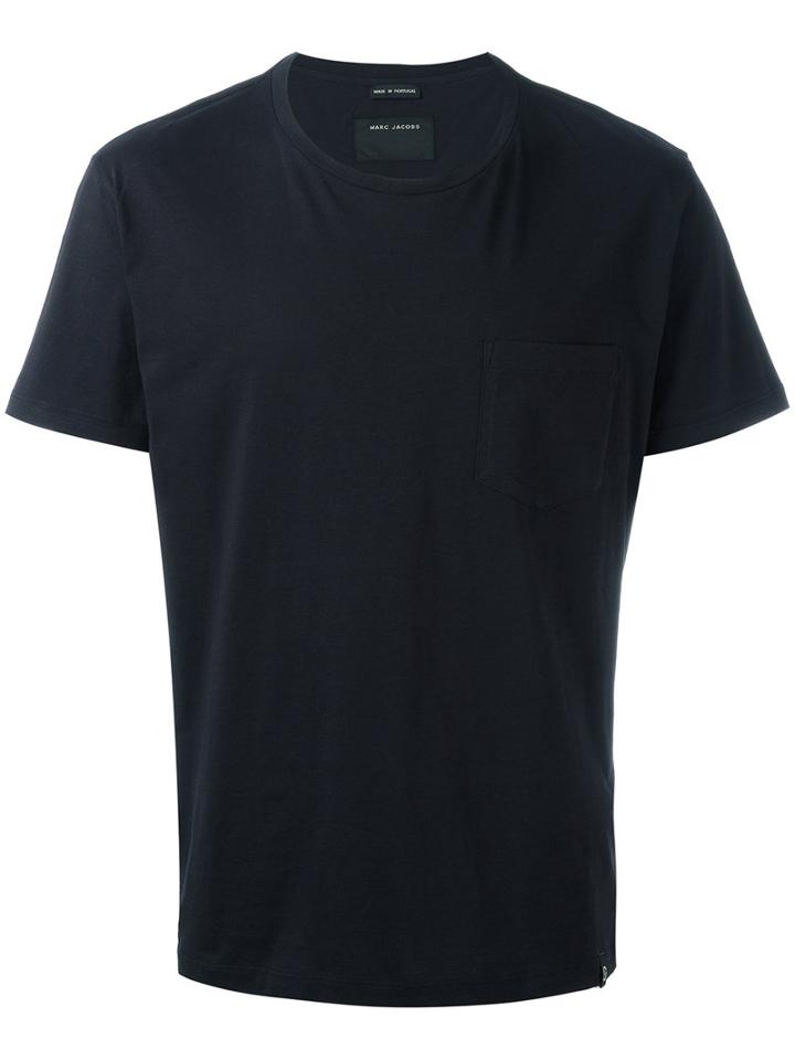 Marc Jacobs Chest Pocket T-shirt, Men's, Size: Large, Black, Cotton