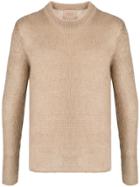 Federico Curradi Slim Wool-knit Sweater - Neutrals
