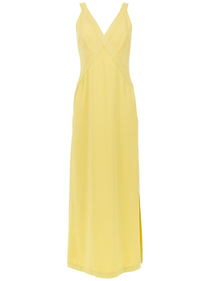 Mara Mac Long Dress - Yellow & Orange
