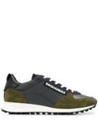 Dsquared2 Low-rise Panelled Sneakers - Grey
