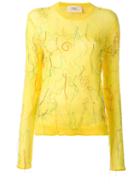 Ports 1961 Multi Threads Sweatshirt, Women's, Size: Small, Yellow/orange, Cotton/polyester