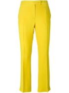Etro Cropped Trousers, Women's, Size: 46, Yellow/orange, Viscose