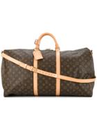 Louis Vuitton Vintage Keepall Bandouliere 60 Travel Bag - Brown