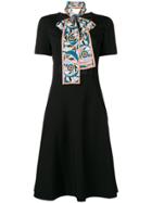 Emilio Pucci Flared Midi Dress - Black