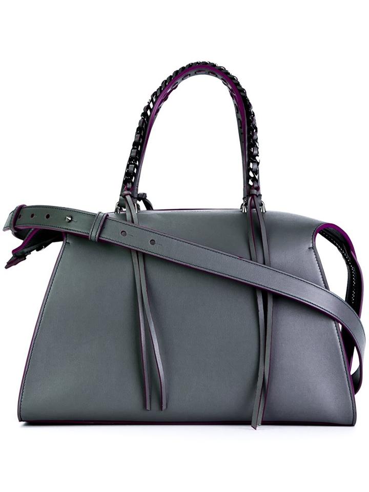 Elena Ghisellini 'gabria' Tote, Women's, Grey