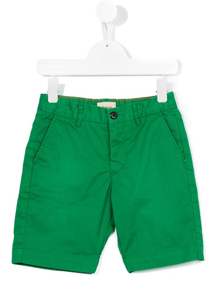 Bellerose Kids Chino Shorts, Toddler Boy's, Size: 3 Yrs, Green